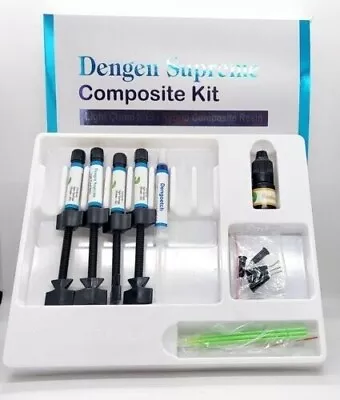 Dental Dengen Universal Kit Nano Resin Composite Kit Dental (4X4Gm) • $29.11