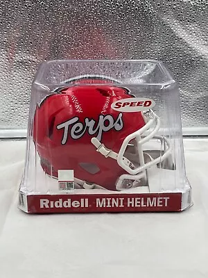 Maryland Terrapins NCAA Riddell Speed Red Script Mini Helmet • $39.99