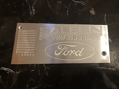 Ford 5.0 Custom Aluminum Intake Manifold Plate Plaque GT40 SALEEN MUSTANG • $45