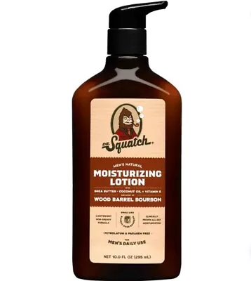 Dr. Squatch WOOD BARREL BOURBON LOTION Made In USA  • $12