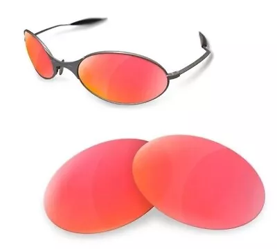 Newpolar Replacement Polarized Lenses For Oakley E Wire Ruby Red Color • $19