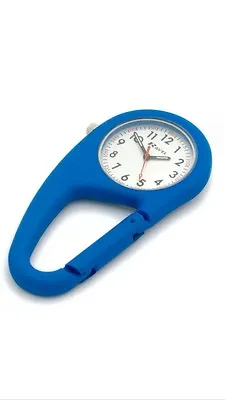 Ravel Nurses Doctors Carabiner Clip  On Spung Fob Watch Blue Boxed R1105.06 • £8.99
