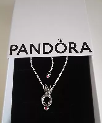 Game Of Thrones Dragon Pandora Pendant Necklace 392967C01 45cm • £22.99