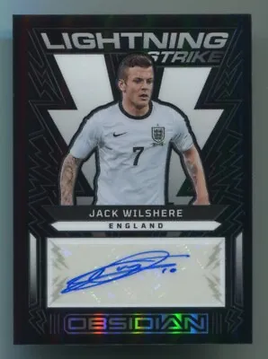 2023 Panini Obsidian JACK WILSHERE - ENGLAND Lightning Strike AUTOGRAPH #075/199 • £11.95