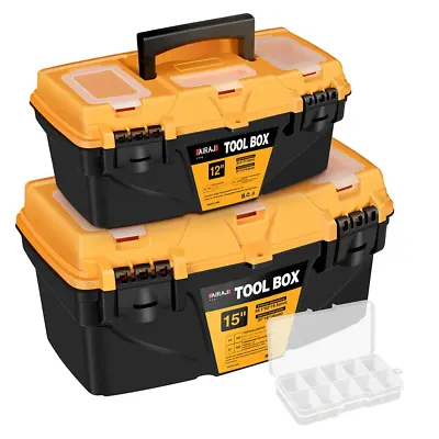 12/15 Inch Hardware Toolbox Electrician Carpenter Electric Drill Storage Box • £16.09