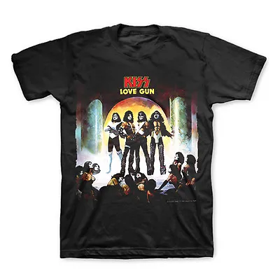 KISS T-Shirt Love Gun Album Cover New Rock Ace Frehley Shock Me S-2XL • $21.95