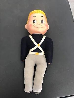 Vintage Rare Military Cadet Blonde Boy THE COLLEGE HOUSE INC Rag Doll 1957 • $26