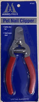 Pet Nail Clipper Millers Forge Red Handle Lifetime Guarantee • $12.99