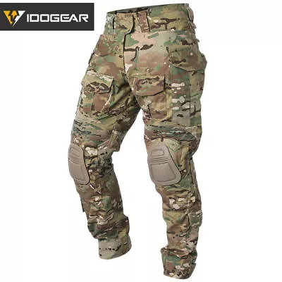 IDOGEAR Men's Military Combat Gen3 Tactical Pants Special Forces Camo Trousers • $84.54