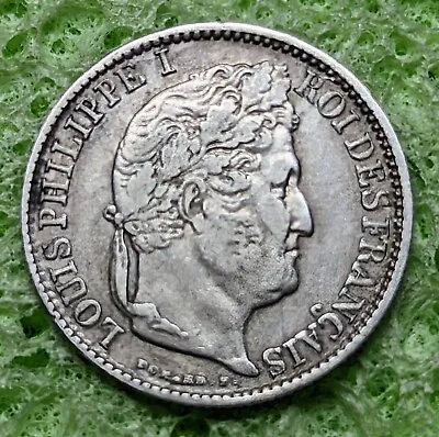 France 1847A 50 Cent. Silver.900 Louis Philippe GEF To AUNC Coin • £24.99