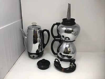 Vintage Sunbeam C30a Vacuum Siphon Coffeemaster Coffeemaker Percolator Ap16 Set • $109.99