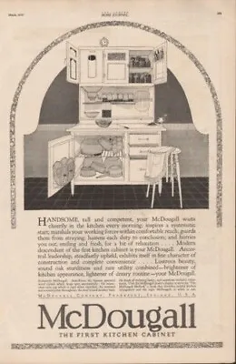 1920 Mcdougall Kitchen Cabinet Cupboard Furniture Home Decor Kitchen Ad 9082 • $21.95