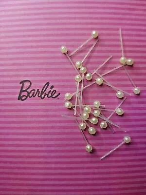 2 Pairs Safe Pearl Earrings Made For A Vintage Barbie • $6