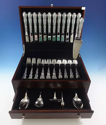 $3250 • Buy Strasbourg By Gorham Sterling Silver Flatware Place Size Set 12 Service 54 Pcs