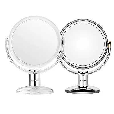 Auxmir® Makeup Mirror 1X /10X Magnifying Mirror Double Sided Vanity Table Mirror • £16.79