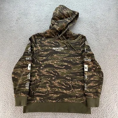 Young & Reckless Y&R Los Angeles LA Mens Camo Camoflauge Hoodie Sweatshirt L • $24.95