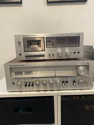 Vintage Mid Century Modular Component Systems 3233 Receiver & 3536 Tape Deck • $250