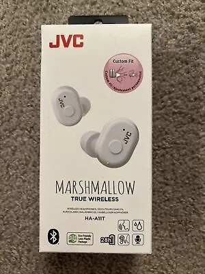 NEW JVC (HA-A11T) Marshmallow True Wireless Earbuds - White • $20.20