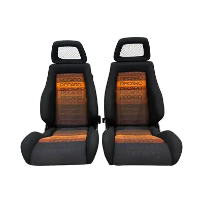 Recaro Seats LSC Spectrum Orange - Retrimmed (Pair) • $4890