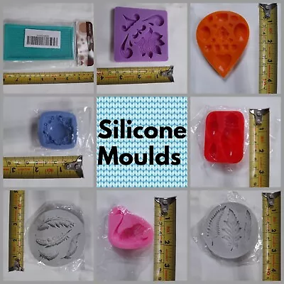 Silicone Moulds Cake Decorating Baking Accessories Embossers And Formers • £6