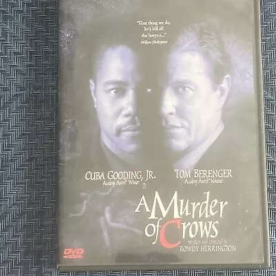 A Murder Of Crows  Dvd/ 1998/ Cuba Goofing/ Tom Berenger/ Full Screen • $2