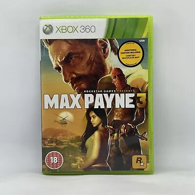 Max Payne 3 Three III Action Microsoft Xbox 360 Video Game Free Post PAL • $19.95