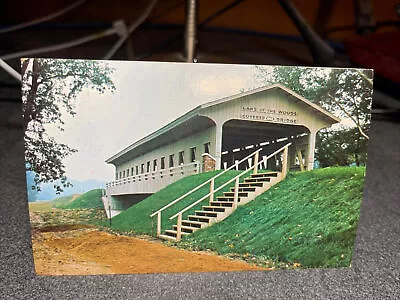 Illinois Covered Bridge Near Mahomet Illinois Postcard￼ • $8.49