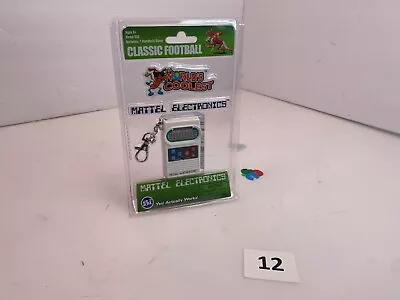 New Sealed Keychain Size Mattel Electronics World's Coolest Classic Football • $16