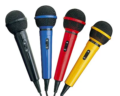 Christmas & New Year Home Party DJ Karaoke Singing Mic Microphone In 5 Colours • £5.99