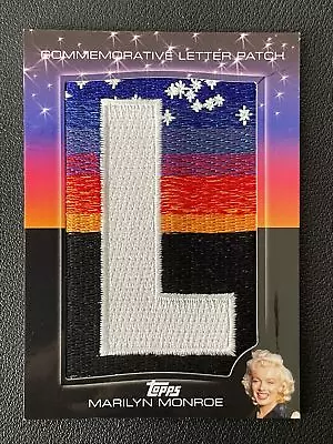 2011 Topps American Pie Marilyn Monroe Hollywood Letter Patch /25 #HSLP-20 X1Z • $3.25