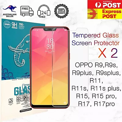 OPPO R Series R15PRO R17PRO R9 R9S Ultra-Clear Tempered Glass Screen Protector • $5.99