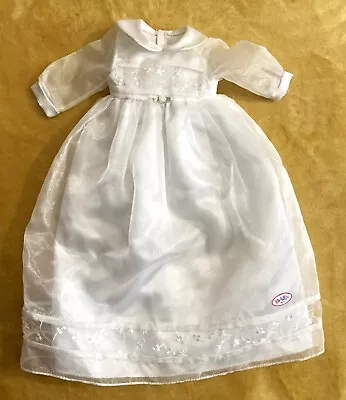 Zapf Creations Baby Born Doll White Christening Dress Excellent Condition • £12.95