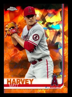 2019 Topps Chrome Sapphire #490 Matt Harvey Orange Refractor Angels Sp #09/25! • $0.99