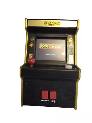 Pac-Man Mini Arcade Classic Game Basic Fun Handheld 09545 2020 Gold Edition  • $15