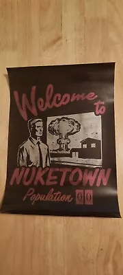 Fallout Poster Welcome To Nuketown • £15