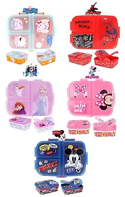 £13.99 • Buy Favorite Cartoon Character 2021 New Design XL School Lunch Box  4-Compartments