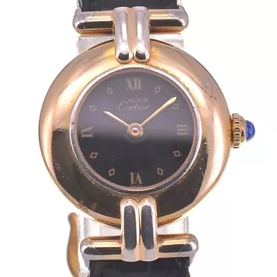 △ With Paper CARTIER Must Collize Vermeil 590002 Quartz Ladies D#128269 • $512.40