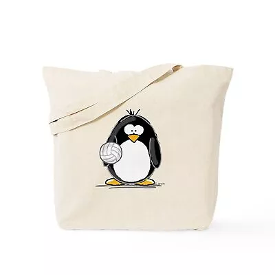 CafePress Volleyball Penguin Tote Bag (145552542) • $10.99