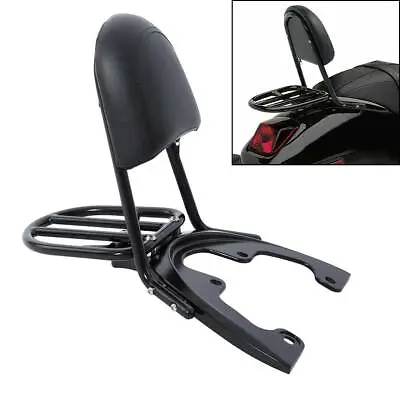 Sissy Bar Backrest Rack & Baseplate Fit For Harley V-Rod Night Rod 2007-2011 • $93.99