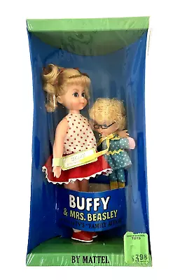 MIB MATTEL 1967 6” BUFFY & MRS BEASLEY DOLLS Stock No. 3577 NRFB VINTAGE FIND!! • $175