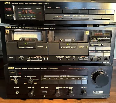 VINTAGE Hi-fi YAMAHA -ML77 K-M77 AV-M99 With Manual Read Description. • £40