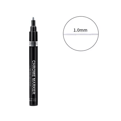 Metallic Liquid Chrome Mirror Marker Pen DIY Waterproof Paint Tool Craft Art Pen • £4.31