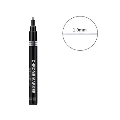 Metallic Liquid Chrome Mirror Marker Pen Waterproof Paint Tool Craft Art Pen DIY • £5.50