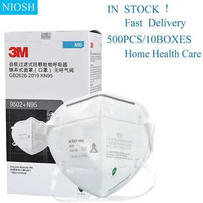 500X 3M 9502+NIOSH N95 KN95 P2 Face Mask Particulate Respirator Headband • $499.99