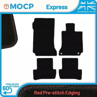 Express With Red Pre-Stitch Trim Car Mats To Fit Mercedes C-Class W204 Saloon... • $29.12