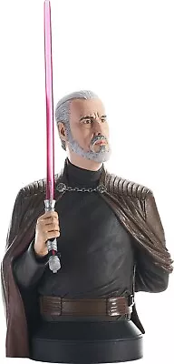 Star Wars Revenge Of The Sith Count Dooku 1/6 Scale Bust Diamond Select Statue • $46.84