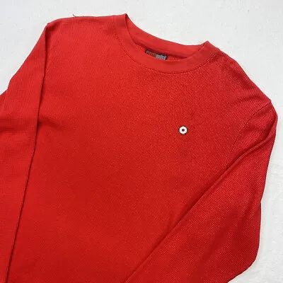 South Pole Red Long Sleeve Thermal T Shirt Adult Large Red • $10.24