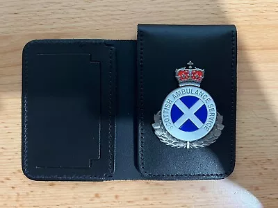 Scottish Ambulance Service Leather Warrant Card Holder • £19.99