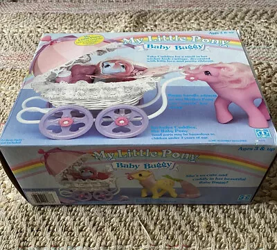 Rare My Little Pony Baby Buggy In Box 1985 Unopened Pony /accessories  Vintage • $650