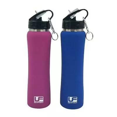 Sports Gym Fitness Cool Insulated Stainless Steel Water Drinks Flask Bottle UFE • £11.99